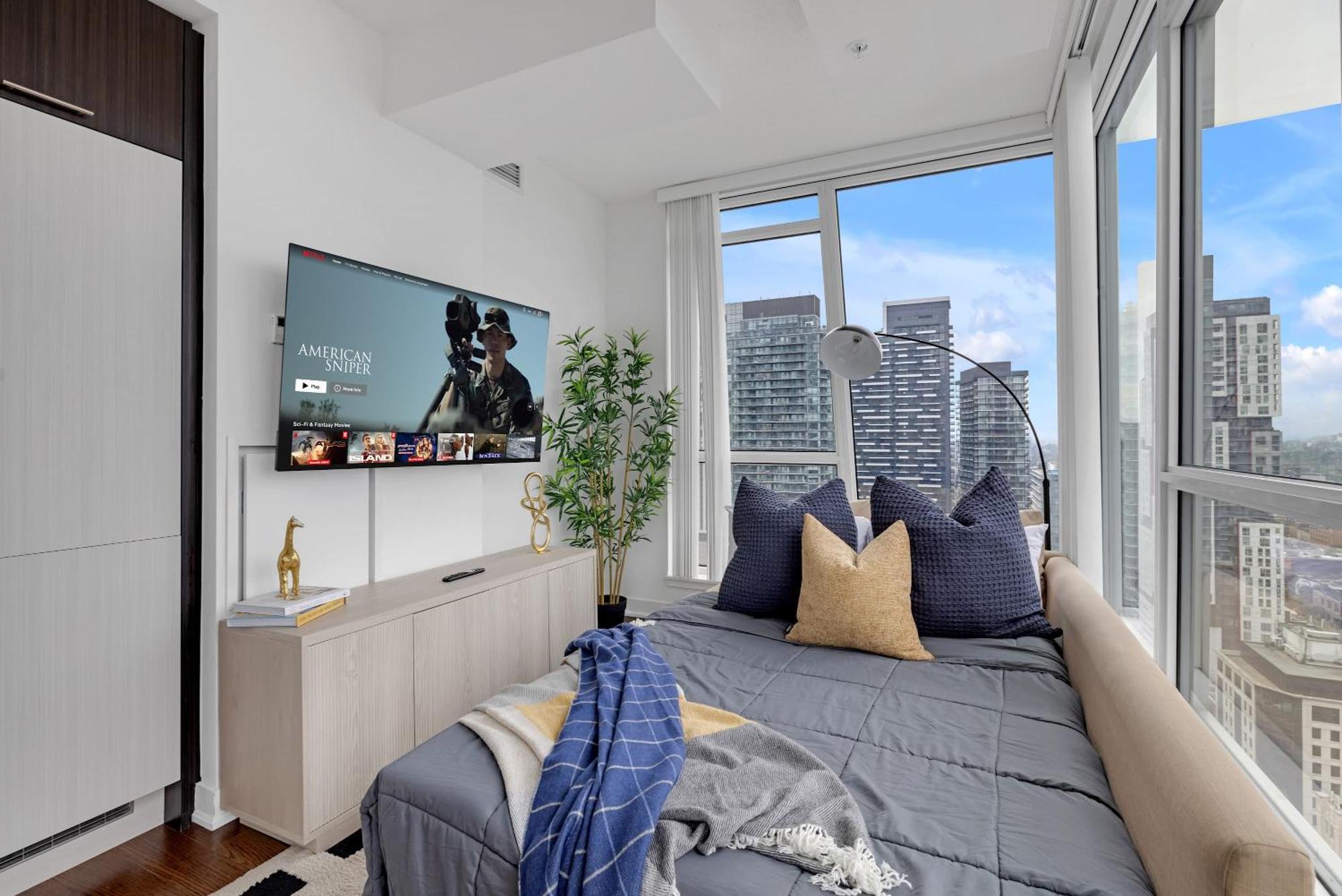 Bright 2-Bed Condo Central Location W Parking Toronto Luaran gambar